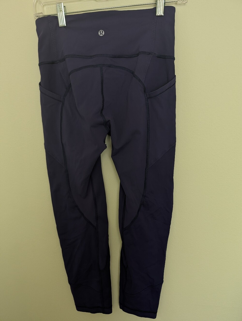 Lululemon All The Right Places Leggings Size 6 Navy Blue High Rise